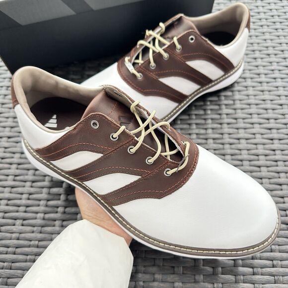 Adidas MC Z-Traxion White/Brown Golf Men's Shoes IG0910 - Picture 15 of 15